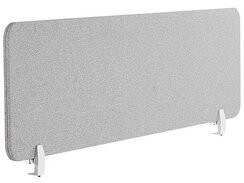 Suojaseinä työpöydälle 130x40 cm vaaleanharmaa WALLY Suojaseinä työpöydälle 130x40 cm vaaleanharmaa WALLY
