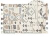 Kelim Teppich Wolle mehrfarbig 160 x 230 cm geometrisches Muster Kurzflor MRGAVET_860069