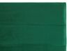 Cama con somier de terciopelo verde/plateado 140 x 200 cm BELLOU_777602