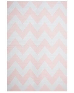 Ulkomatto vaaleanpunainen/valkoinen 140 x 200 cm KONARLI Ulkomatto vaaleanpunainen/valkoinen 140 x 200 cm KONARLI