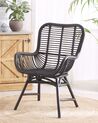  Rattan Accent Chair Black TOGO_801308