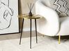 Metal Side Table Gold with Black TELFER_853841