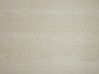 Bureau bois clair et blanc avec tiroir 120 x 48 cm CLARITA_710808