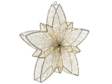 Outdoor LED Hanging Decor Star 50 cm Silver HOFSOS