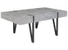 Coffee Table Concrete Effect with Black ADENA_746954