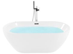 Poreamme vapaasti seisova LED-valot valkoinen 170 x 80 cm NEVIS III