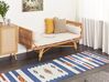 Bavlnený kelímový koberec 80 x 300 cm viacfarebný VARSER_869513
