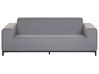 5 Seater Garden Sofa Set Grey with Black ROVIGO_795329