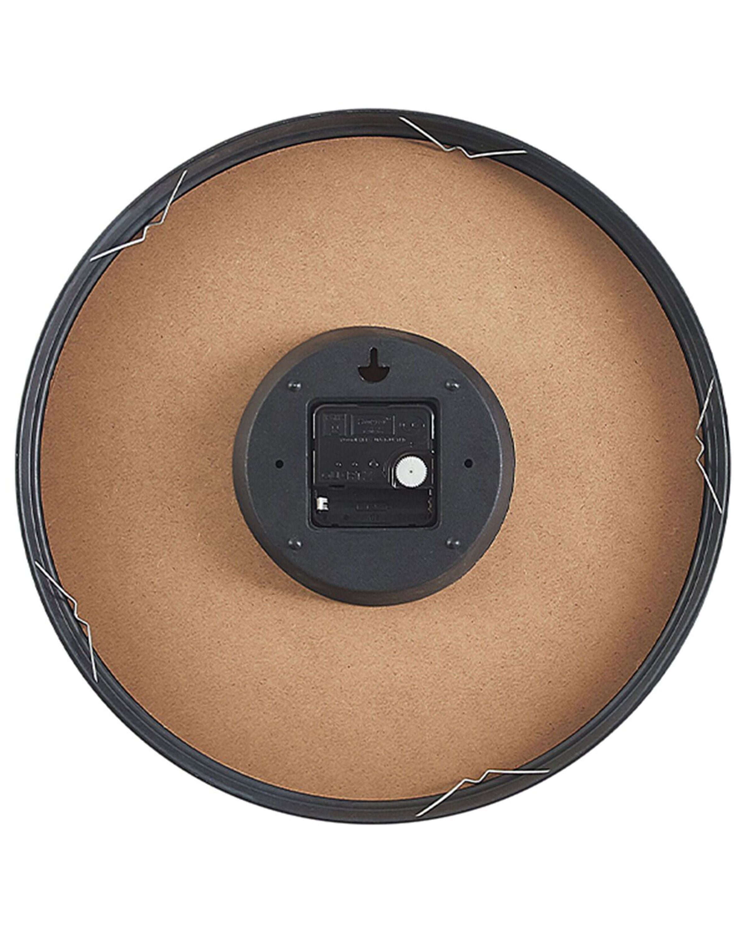 Zegar ścienny ø 33 cm czarno-biały DAVOS