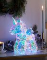 Decoración LED unicornio multicolor FORNAX_887540