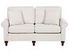 Conjunto de sofás 5 lugares em tecido creme GINNERUP_894778
