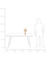 Lámpara de mesa de madera de roble clara/natural 41 cm MORONA_871549