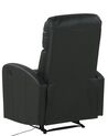 Faux Leather LED Recliner Chair with USB Port Black VIRRAT_788790