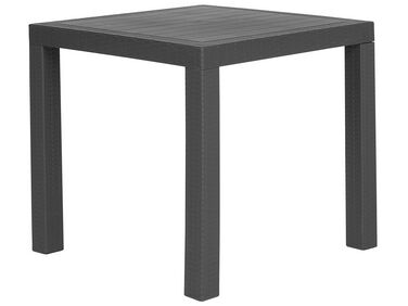 Záhradný stôl 80 x 80 cm grafitovosivý FOSSANO