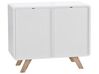 Sideboard White with Light Wood MILO_749577