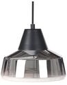 Lámpara de techo de metal plateado/negro 172 cm TALPARO_851430