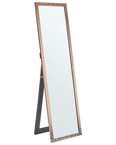 Stojací zrcadlo 40 x 140 cm měděné BRECEY