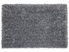 Teppich schwarz-weiss 160 x 230 cm Shaggy CIDE_746811