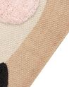 Kinderteppich beige aus Baumwolle mit Panda-Muster 80 x 150 cm BUNAN_866801