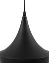 Lámpara de techo de metal negro/dorado 197 cm FRASER_688400