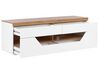Mueble TV blanco/madera clara 140 x 40 cm CHEVAL_826915