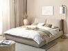 Čalúnená posteľ 160 x 200 cm béžová VINAY_880056