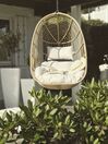 PE Rattan Hanging Chair with Stand Natural CASOLI_812259