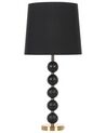 Lampada da tavolo metallo nero e oro 75 cm ASSONET_823036