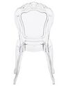 Set of 2 Accent Chairs Acrylic Clear VERMONT_691727