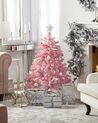Künstlicher Weihnachtsbaum 120 cm rosa FARNHAM_813157