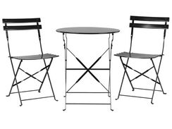 2-istuttava bistrosetti teräs musta FIORI 2-istuttava bistrosetti teräs musta FIORI