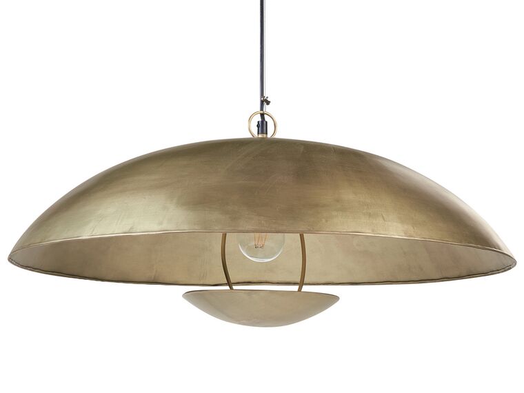 Metal Pendant Lamp Brass AGRANI_867804