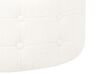 Tamborete em tecido bouclé branco ⌀ 55 cm TAMPA_850174