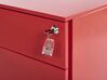 3 Drawer Metal Filing Cabinet Red CAMI_783378