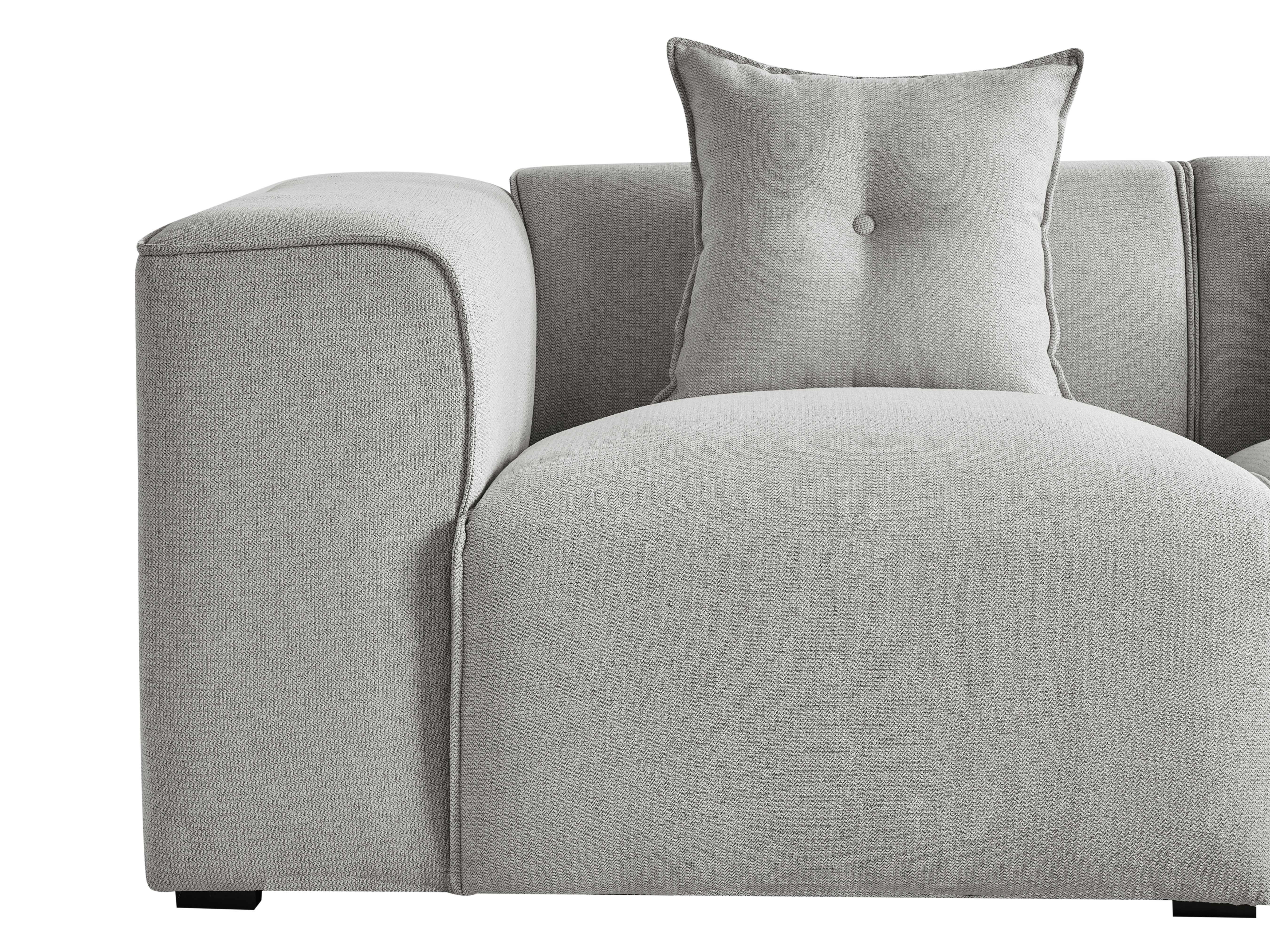 Narożnik lewostronny jasnoszary DOLVA