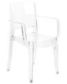 Set of 2 Dining Chairs Transparent KENWOOD_844648