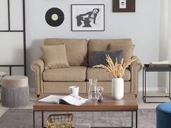 2-istuttava sohva kankainen beige OTRA 2-istuttava sohva kankainen beige OTRA