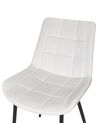 Set of 2 Velvet Dining Chairs Off-White MELROSE II_885768