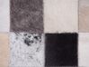 Teppich Kuhfell braun-beige 80 x 150 cm Patchwork RIZE_213098