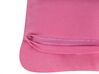 Conjunto de 2 almofadas decorativas em macramé de algodão rosa 30 x 50 cm KIRIS_769008
