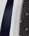 Vloerkleed polyester wit ⌀ 100 cm KITTY_831077