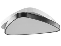 LED-kattovalaisin teräs valkoinen/musta BORIBO