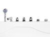 Bañera de hidromasaje esquinera blanca con LED derecha 170 x 120 cm CALAMA_780954