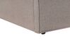 Letto matrimoniale tessuto grigio tortora con contenitore 160 x 200 cm MOISSAC_873928
