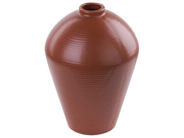 Vase décoratif en céramique marron 22 cm XANTHI