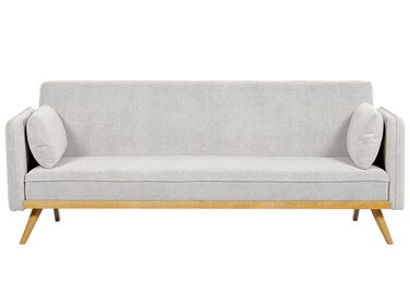 Fabric Sofa Bed Grey ASAA