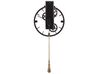 Iron Skeleton Pendulum Wall Clock ø 30 cm Gold MARCOTE_784464