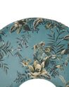 Lot de 2 chaises de salle à manger en velours motif floral COVELO_767783