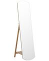 Espejo de pie de madera de pino clara 35 x 150 cm CHERBOURG_830364
