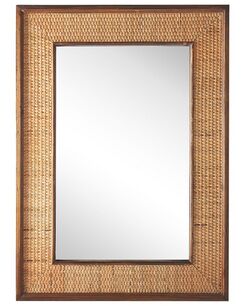 Seinäpeili 54 x 74 cm vaalea puu IGUALA